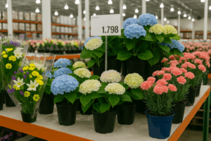 鉢植えの花イメージ画像