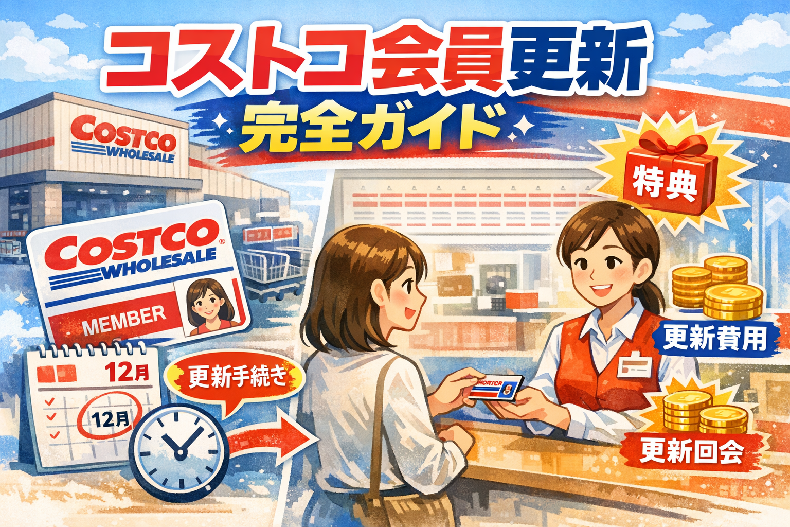 コストコ会員更新イメージ画像